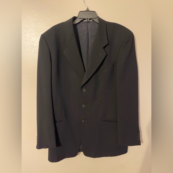 Giorgio Armani Made In Italy Pure Virgin Wool 3-Button Blazer L/XL (approx) - Picture 1 of 7